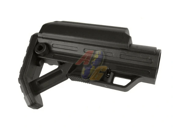 Golden Eagle VIPER Retractable Stock with Cheek Rest for AR Type Stock Tube - BK
