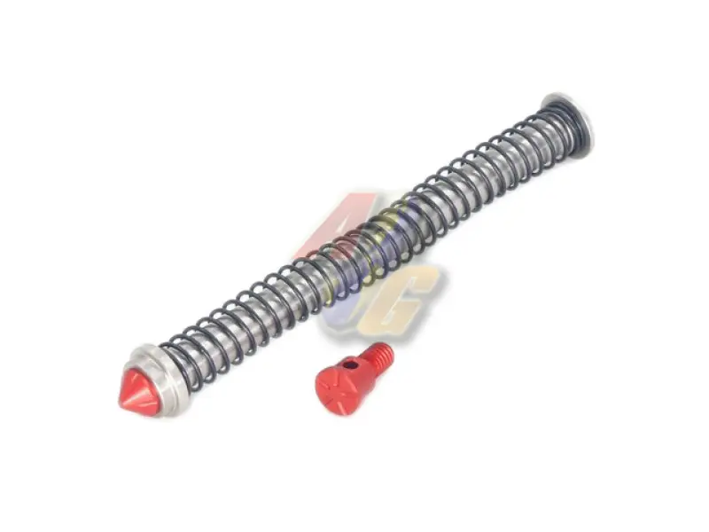 Airsoft Artisan G17 Modular Stainless Steel 120% Recoil Spring Guide (Red)