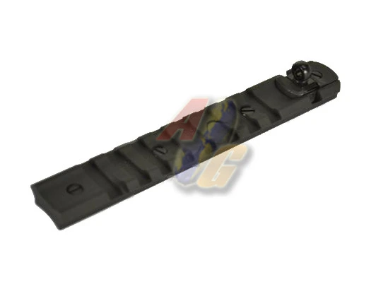 Golden Eagle M870 Shotgun 20mm Top Rail with Rear Sight - Black