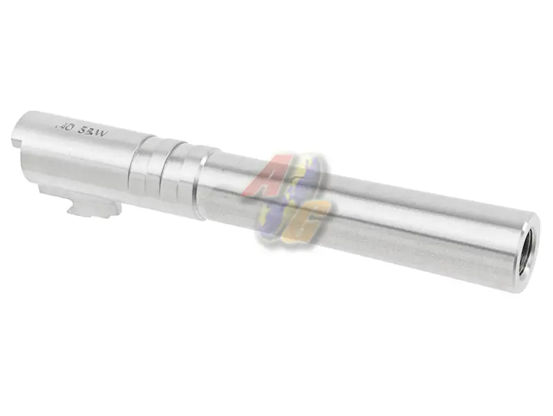 COWCOW Technology OB1 Stainless Steel Threaded 5.1 Outer Barrel - .40 Marking (Silver)