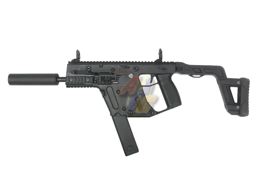 KRYTAC KRISS Vector AEG SMG Rifle with Mock Suppressor (Black)