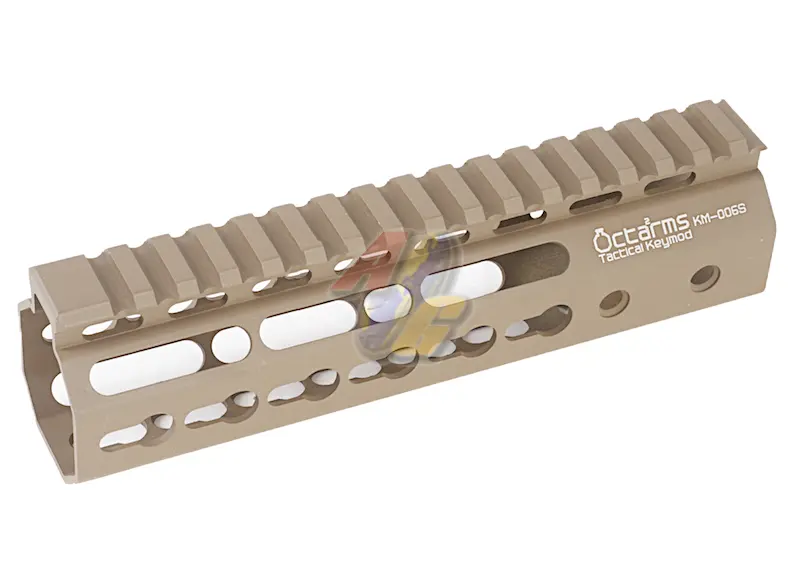 ARES Octarms 7 Inch Tactical KeyMod System Handguard Set (Dark Earth)