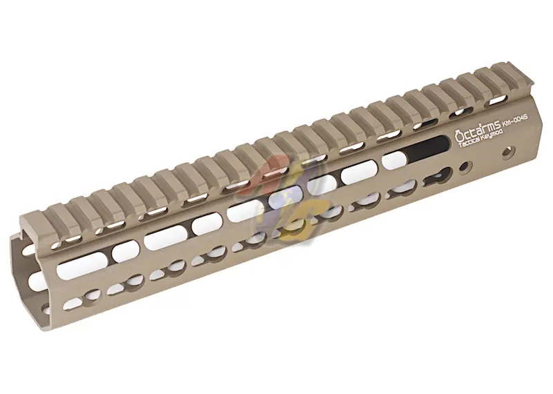 ARES Octarms 10 Inch Tactical KeyMod System Handguard Set (Dark Earth)