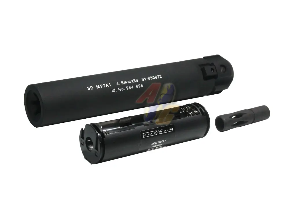 Angry Gun x Acetech Tracer for Umarex/ VFC MP7 GBB Series - Black