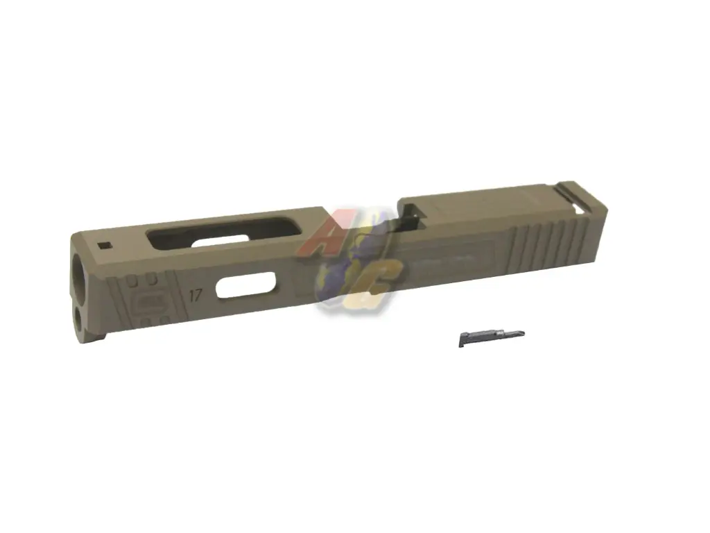 Guarder Custom S-Style Aluminum Slide For Tokyo Marui H17 Series GBB ( Cerakote FDE )