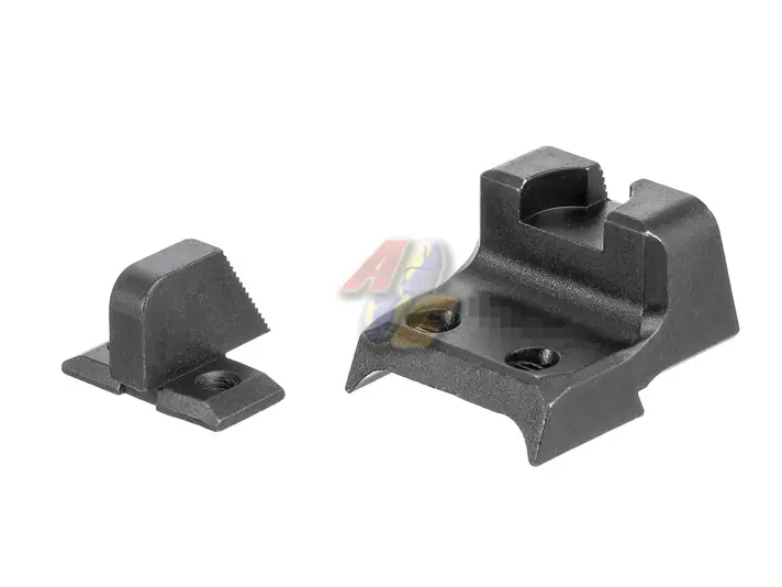 Crusader Steel High Front and Rear Sight for Umarex/ VFC VP9 GBB Series