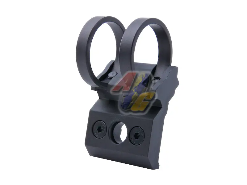 G&P KeyMod One O'Clock Flashlight Mount Ring (Black/ 1 Inch)