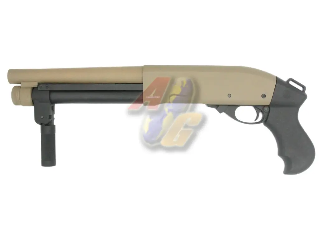Golden Eagle M870 AOW Gas Pump Action Shotgun (Tan)
