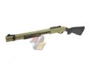 Golden Eagle M870 Tri-Burst Gas Pump Action Shotgun - Tan
