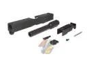 Guarder Aluminum Slide with Steel Barrel Set for Tokyo Marui G17/ G22 GBB Series - 2018 Version (BK)
