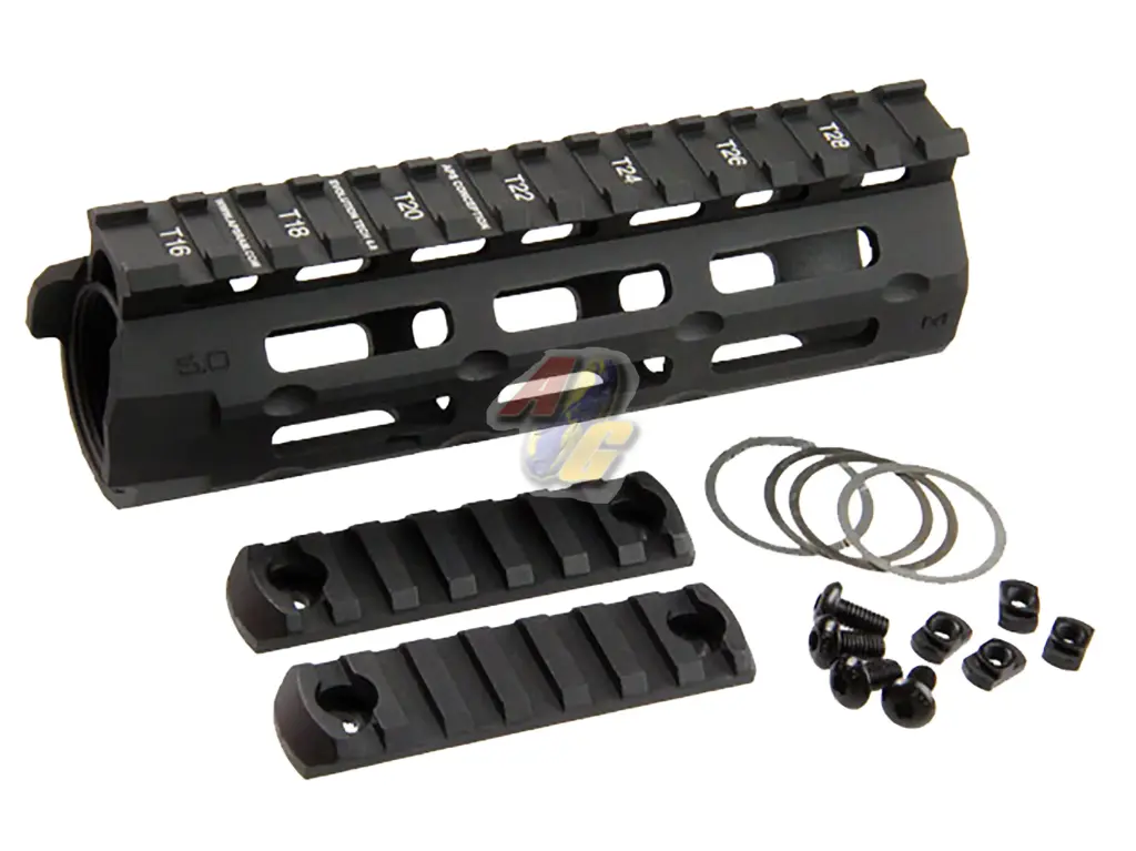 APS Evolution Tech M-Lok 6" Rail System Set For M4/ M16 Series AEG ( Black )