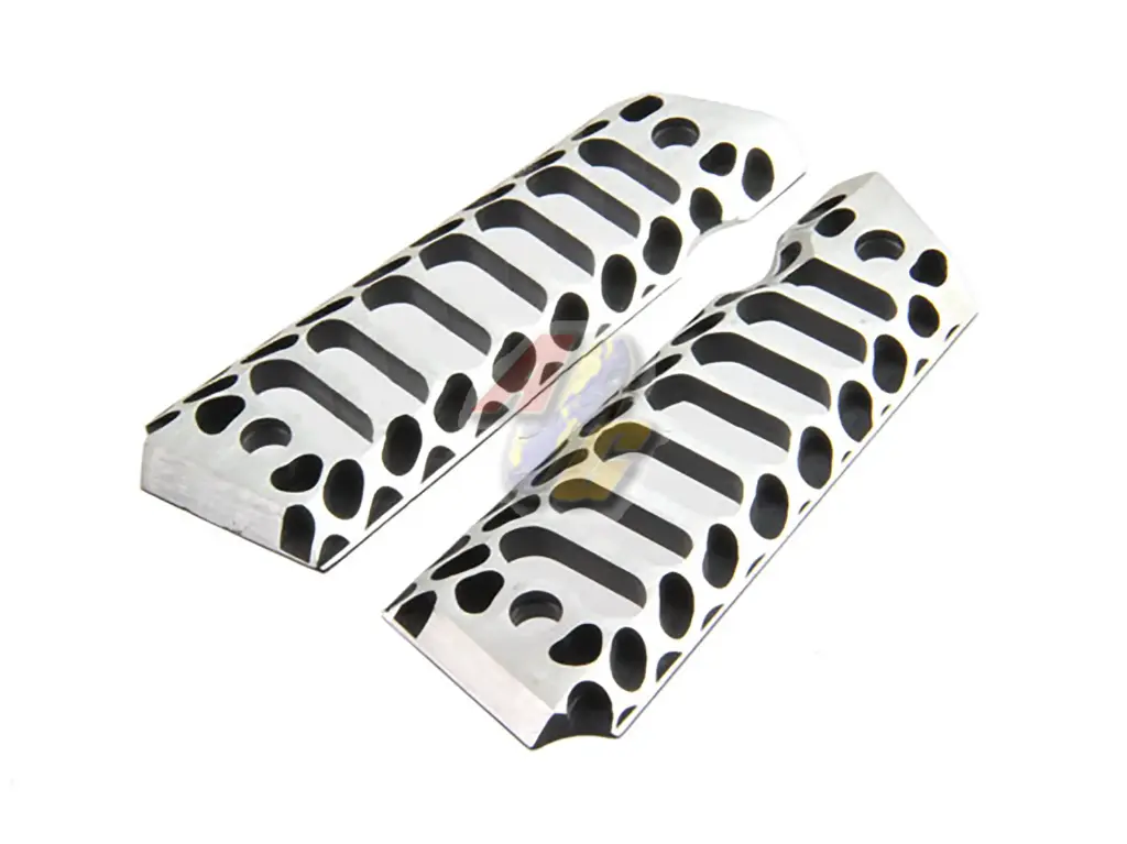 [5KU-GB-438-2] 5KU Aluminum Cobra Skeleto Pistol Grip Cover for Tokyo Marui M1911 Series GBB (2T)