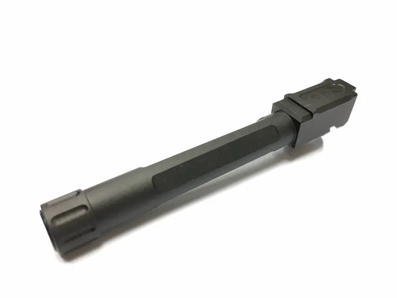 5KU Aluminum FI Threaded Barrel For Tokyo Marui G17 Series GBB ( 14mm-/ Black )
