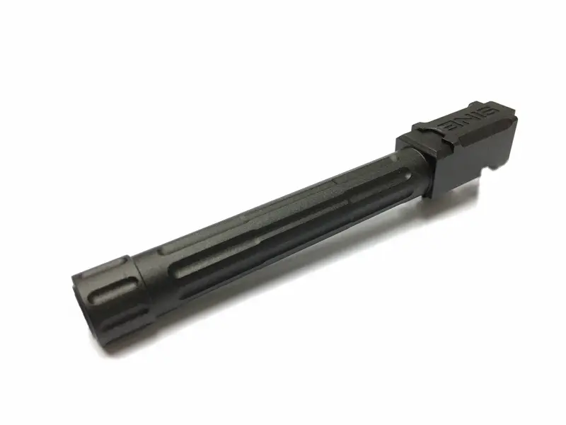 5KU Aluminum 9INE Threaded Barrel For Tokyo Marui G17 Series GBB ( 14mm-/ Black )