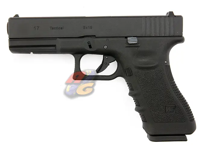 WE G17 Metal Slide GBB Pistol - BK