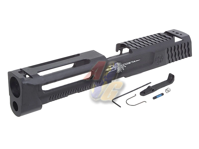Guarder 6061 Aluminum CNC ATEI Slide for Tokyo Marui M&P GBB Series - Black