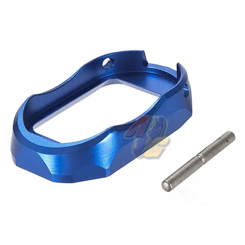 5KU Spy Style Aluminum Magwell for Tokyo Marui Hi-Capa Series GBB ( Blue )