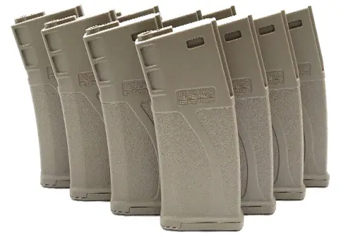 Guarder BLUEBOX 140 Rounds Magazine for M4/ M16 Series AEG - Tan (10 Pcs)