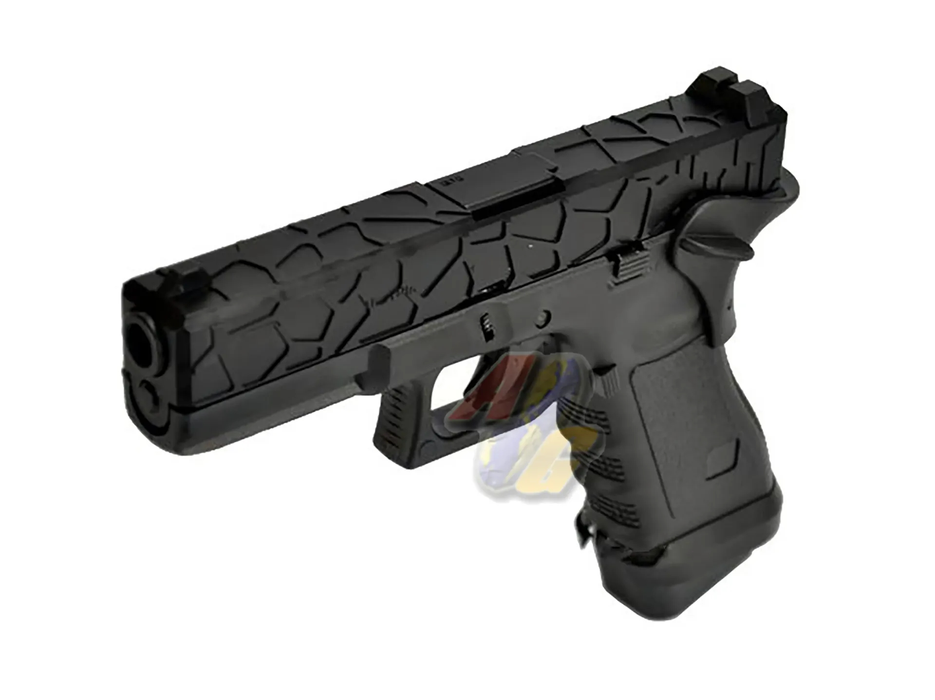 Army Armament Alloy Slide R17-1 G17 GBB with Grip Cover
