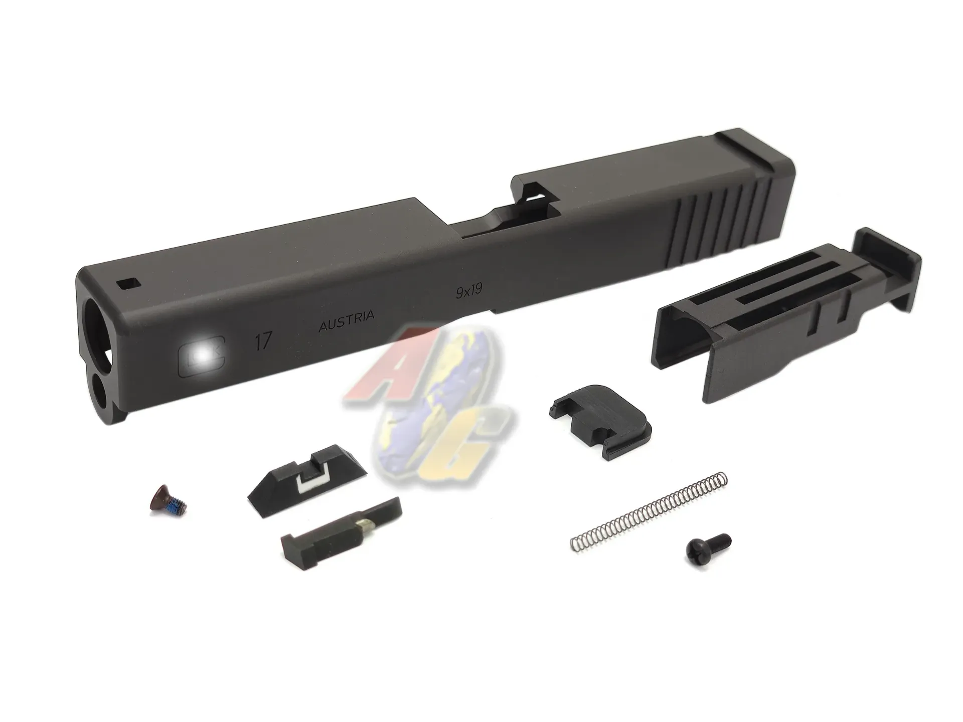 [GD-GLK-29-BK] Guarder 7075 Aluminum CNC Slide for Marui G17 GBB - 2016 Version (BK)