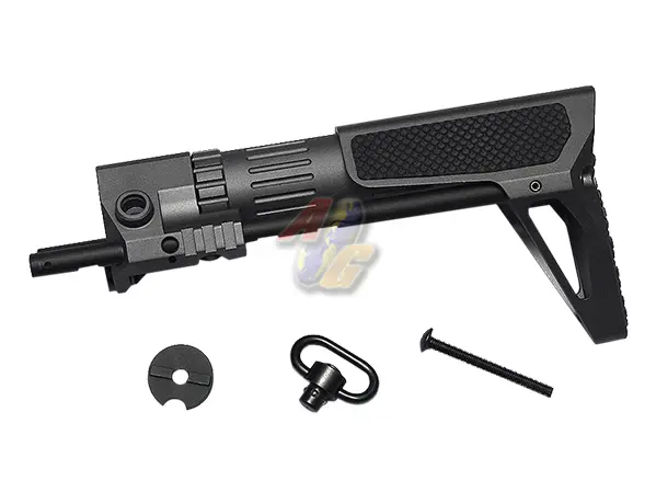 G&P M4 AEG PDW Stock Slim (Checker/ Grey)