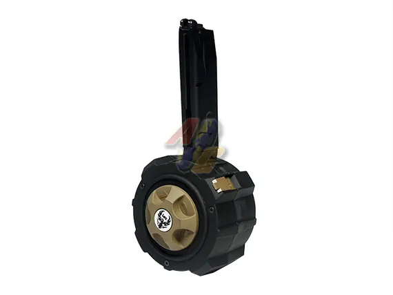 [HFC-MAG-002B] HFC M9 130 Rounds Gas Drum Magazine for Tokyo Marui, WE, HFC M9 GBB Series