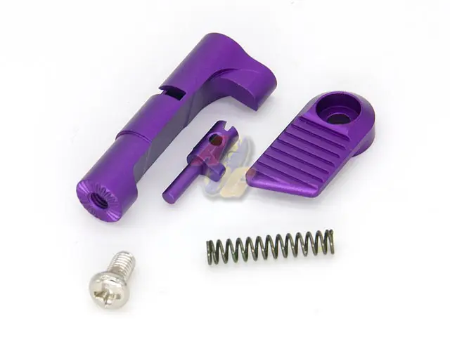AIP Ver.2 Magazine Catch Set for Tokyo Marui Hi-Capa Series GBB ( Purple/ Ruled )