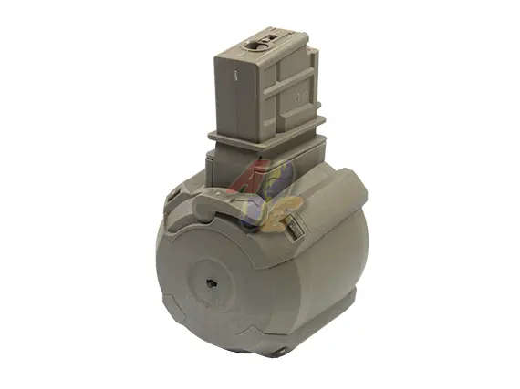 Battle Axe 1400 Rounds Electric Drum Magazine for G36 AEG Series (Tan)