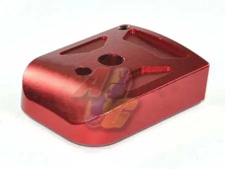 5KU Aluminum Magazine Base For Tokyo Marui Hi-Capa Series GBB (Type 1/ Red)
