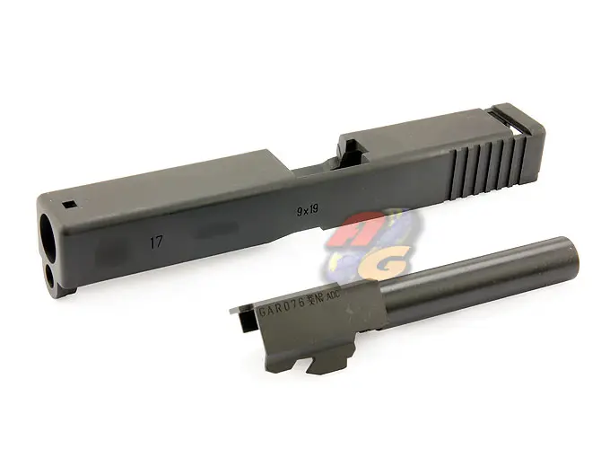 Guarder Aluminum Slide & Steel Barrel Set for Marui H17 (BK)