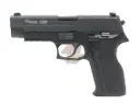 AG Custom WE F 226 E2 Railed GBB Pistol (With Marking, BK, Full Metal)