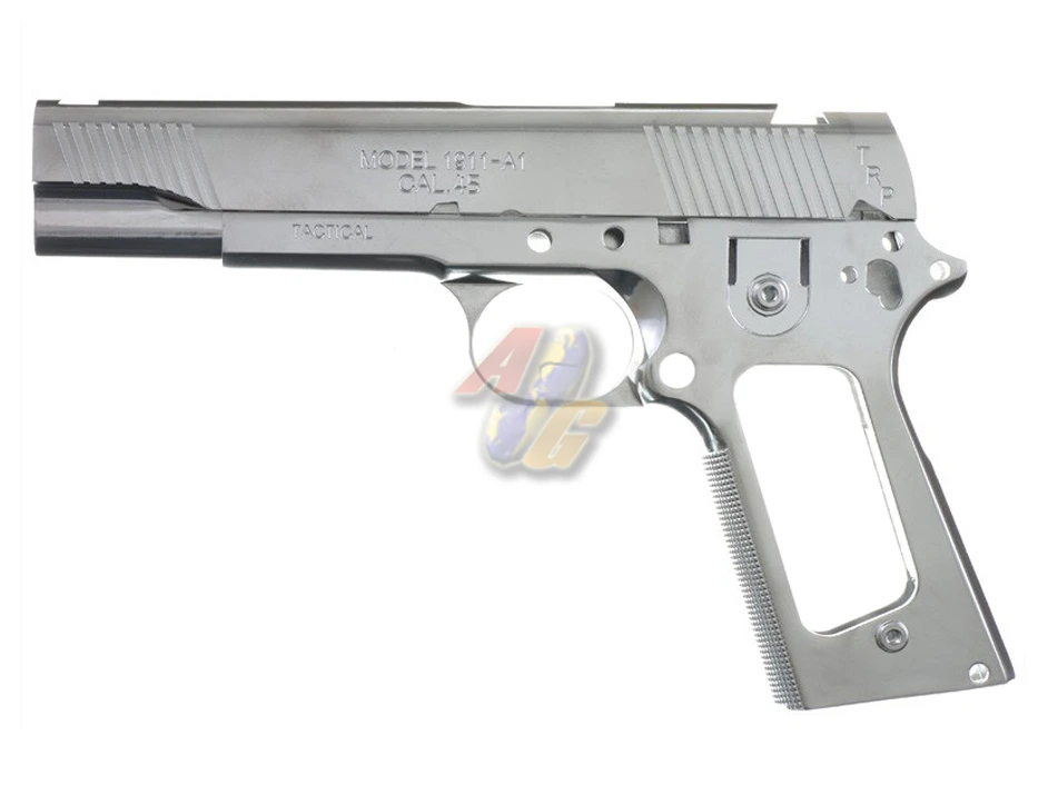 Guarder Aluminum Slide & Frame for Tokyo Marui MEU GBB Series - TRP (Electroplating Sliver)