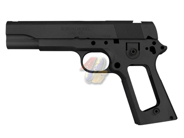 Guarder Aluminum Slide & Frame for Tokyo Marui MEU GBB Series - FBI (Black)