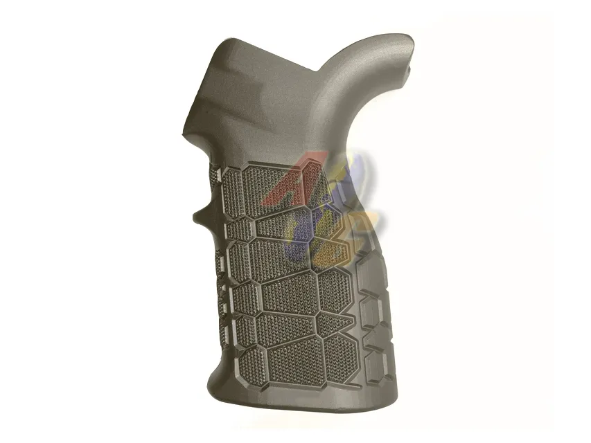 G&P CNC Aluminium Waffle Heat Sink Grip for M4/ M16 AEG Series (Hex,Sand)