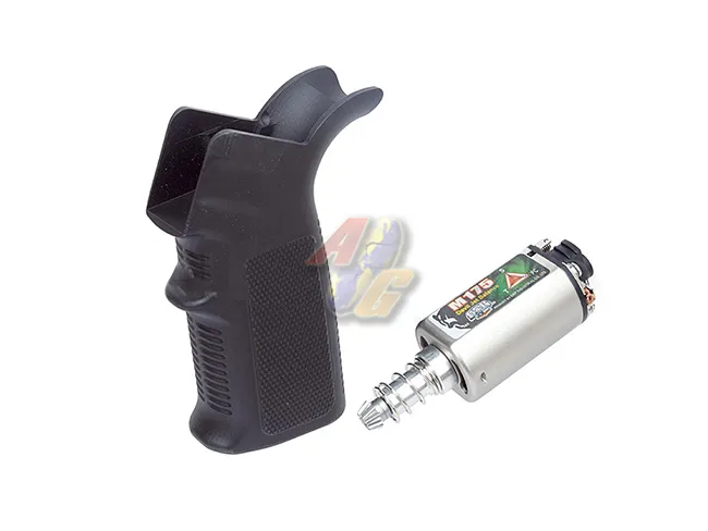 G&P MOTS Heat Sink Grip Devil Jet Kit for Tokyo Marui, G&P M4/ M16 AEG Series (Diamond, Black)