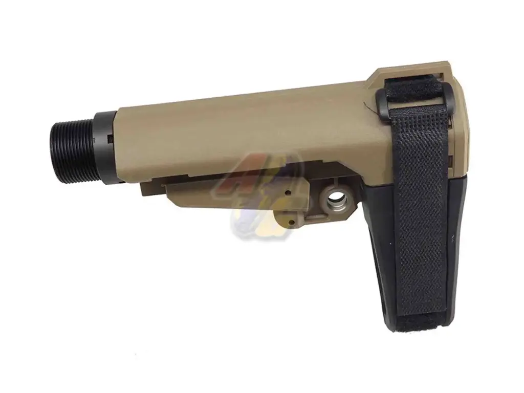 CGS SB Stabilizing Brace Stock Set for Tokyo Marui M4 Series GBB (FDE) (by CYMA)