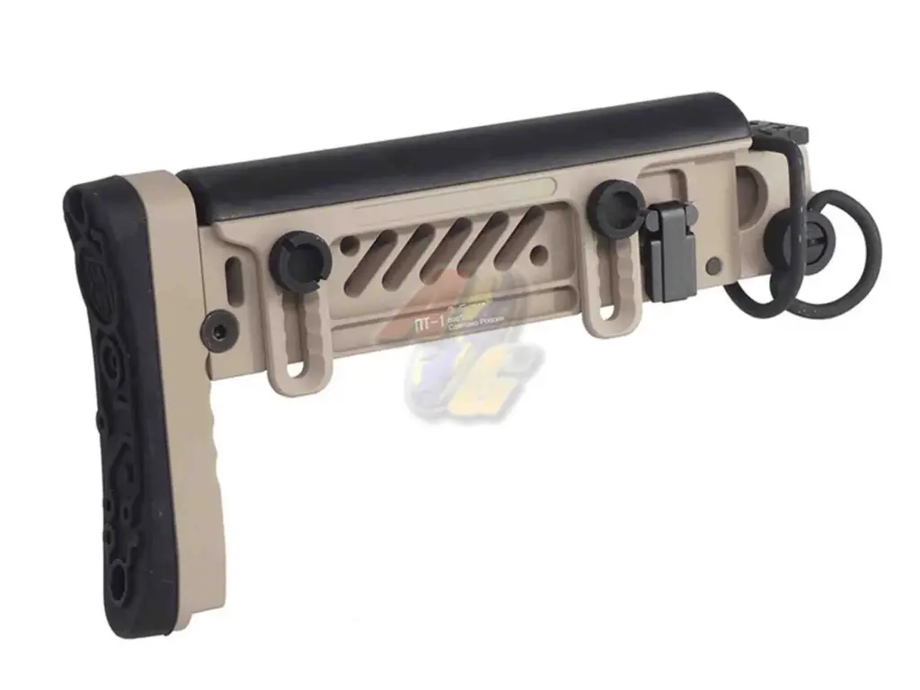 5KU PT-1 Gen2 Side Folding Stock For E&L AK Series AEG (Tan)