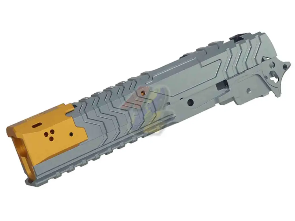 5KU CNC Aluminum Matrix Kit For Tokyo Marui Hi-Capa Series GBB (Grey/ Gold)