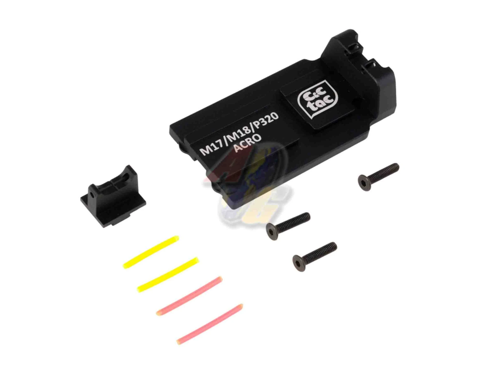 C&C ACRO Adapter Plate Mount Sight Set for SIG/ VFC P320 M17, M18 GBB Series