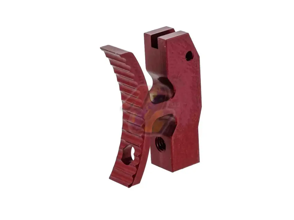Revanchist Airsoft CNC Aluminum Adjustable Trigger Type J for Tokyo Marui Hi-Capa Series GBB (Red)