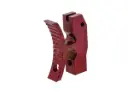Revanchist Airsoft CNC Aluminum Adjustable Trigger Type J for Tokyo Marui Hi-Capa Series GBB (Red)