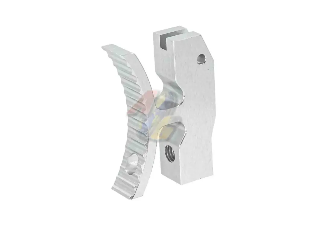 Revanchist Airsoft CNC Aluminum Adjustable Trigger Type J for Tokyo Marui Hi-Capa Series GBB (Silver)