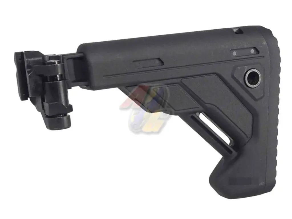 E&C MPX/ MCX Style Folding Retractable Stock (Black)
