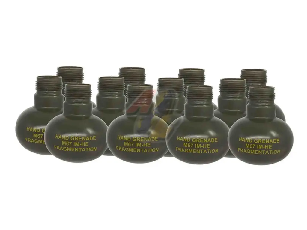 APS M67 Replacement Shell 12Pcs for APS Thunder C M67 Style Airsoft Grenade