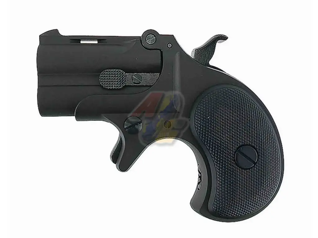 [MARUSHIN-GNBB-MNDERBK] Marushin Mini Derringer 6mm X Cartridge Gas Non-Blowback Pistol (Black HW)