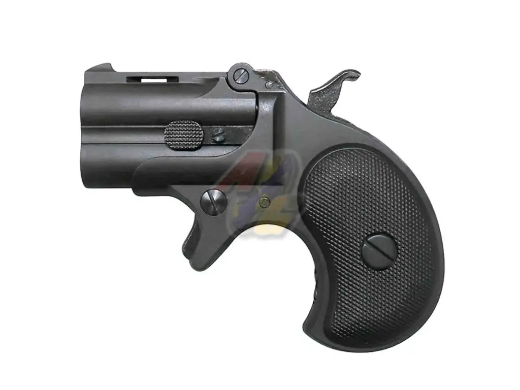 Marushin Mini Derringer 6mm X Cartridge Gas Non-Blowback Pistol (Matte Black)