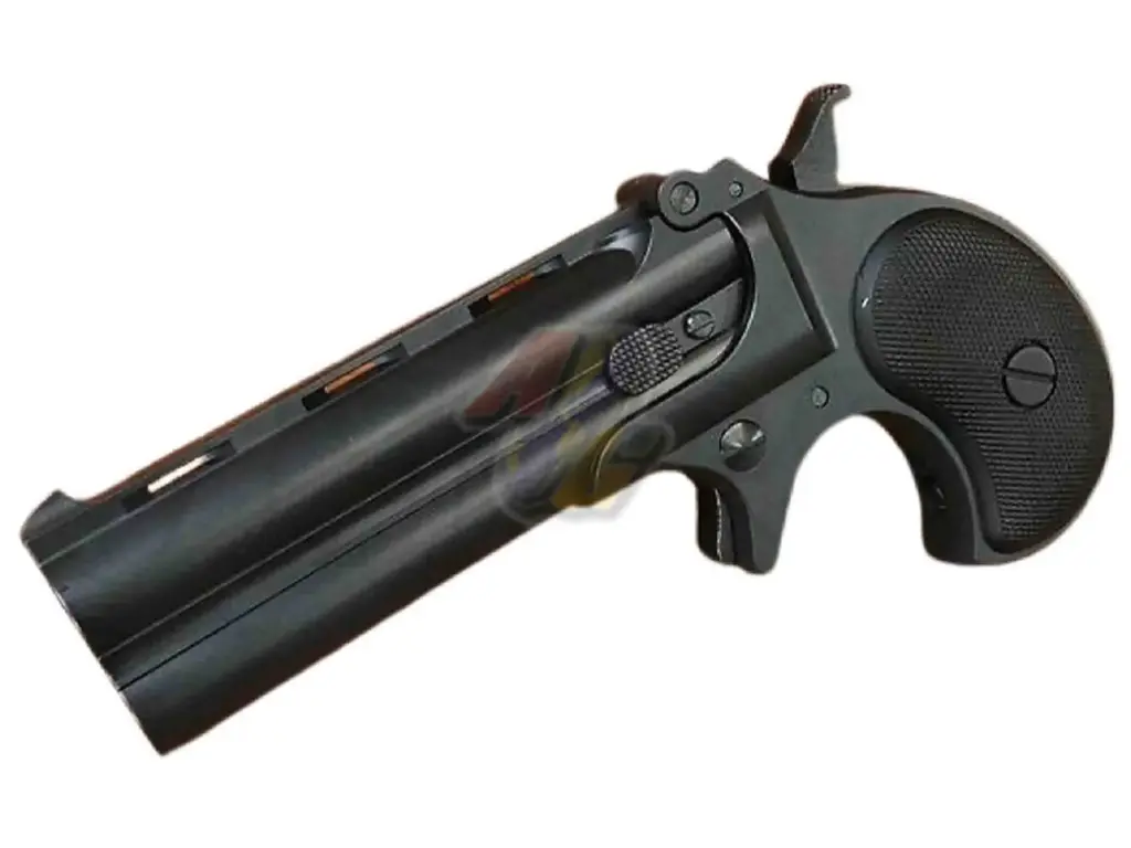 Marushin Hunter Derringer 6mm X Cartridge Gas Non-Blowback Pistol (Black HW)