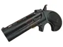 Marushin Hunter Derringer 6mm X Cartridge Gas Non-Blowback Pistol (Black HW)
