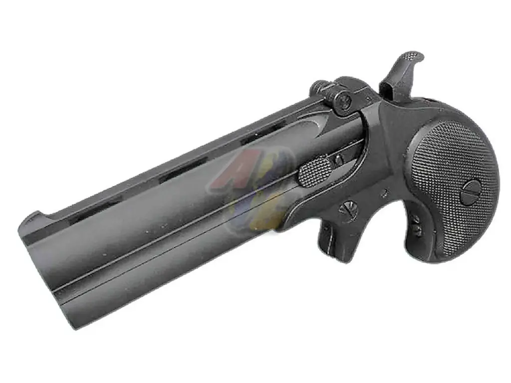 Marushin Hunter Derringer 6mm X Cartridge Gas Non-Blowback Pistol (Matte Black)