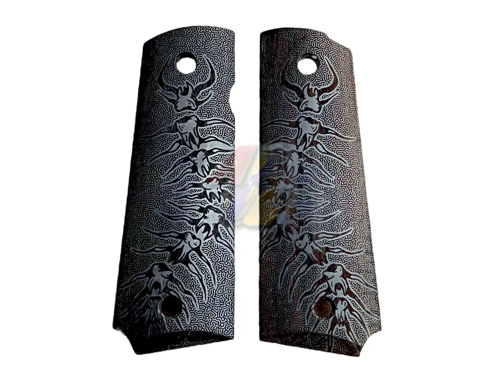 FCW Poisonous Insect 1911 Wood Grip - Millipede